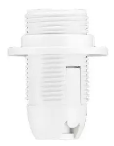 Socket/Holder Opal OTE14-01 screw-type with black collar, model D.3027