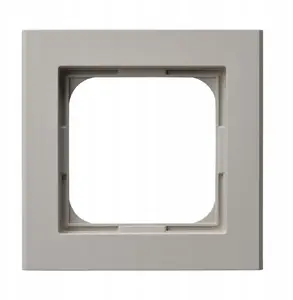 Wall switch single-gang frame Ospel Sonata R-1R/82 kaszmir — single module decorative frame