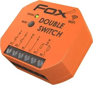 Double Switch FF Wi‑R2S2‑P — double relay wireless switch, model Wi‑R2S2‑P