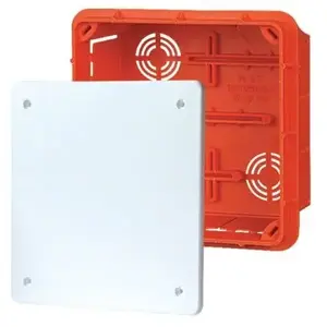 Подрозетник встраиваемый ELEKTROPLAST PP/T5 130×130×70 мм оранжевый (MPN 11.5)