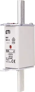 Fuse insert Kombi NH1C 50A 500V Eti-Polam WT-1C (004184211)