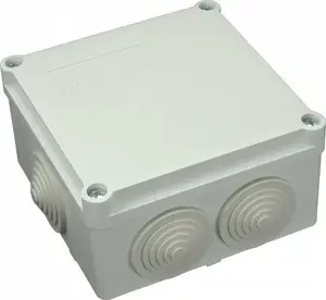 PAWBOL накладная герметичная коробка S-BOX 406, IP56, 190×140×70 мм, 10 вводов кабеля