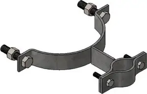 Pole-mount Bracket for Swivel Mast ALPAR CGJ758 (fits poles Ø155–190 mm)