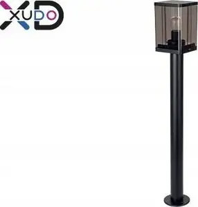 Grīdas lampa LVT XD-QA130B āra stāvošā lampa IP44 1x60W E27 melna/dūmota