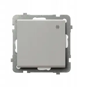 Wall-mounted cross switch Ospel Sonata ŁP-4R/m/82 250V 16AX IP20 kaszmir