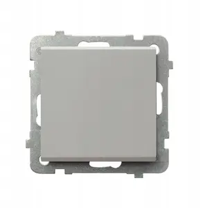 Ospel electrical switch ŁP-21R/m/82 250V 10AX IP20 non-screw terminals, kaszmir finish