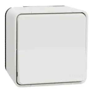 Light switch Schneider Electric MUR39021, IP55, 250 V, 76×76×64 mm