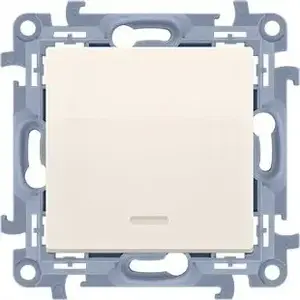 Kontakt-Simon cross switch module CW7L.01/X/41 with LED backlight 10AX 250V screw terminals cream
