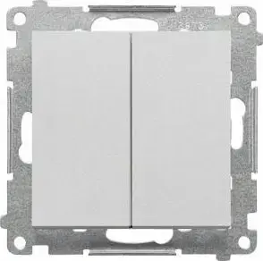 Switch module Kontakt-Simon TW5.01/143 10 AX 250 V~ quick-connect aluminum matte