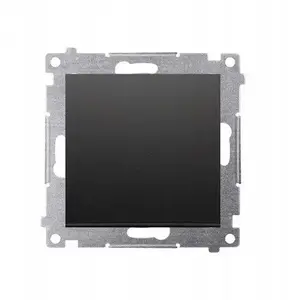 Модуль крестового выключателя Kontakt-Simon DW7A.01/X/49 16AX 250V винтовые клеммы черный матовый IP20/IP44