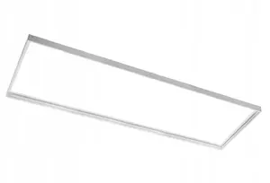 Surface-mount backplate for LED panels GTV GT-RMBK120x30-00 120×30×6.5 cm white (no screws)