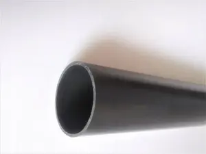 Rigid electrical conduit TTPLAST 06.12A RL28 black – rigid protective conduit for electrical installations