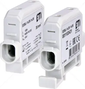 Spailes savienotājs Etipo Zacisk ETI Polam 001102431 125A 1-polu AL/Cu vadiem (2,5–35 mm²) pelēks