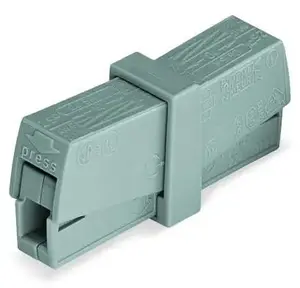 Terminal block accessory Wago 224-201, grey, 8 mm width, 42 mm depth, 15.5 mm height
