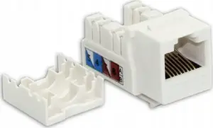 Computer outlet module Ospel MGK-F5 - single computer socket module for data/PC connections