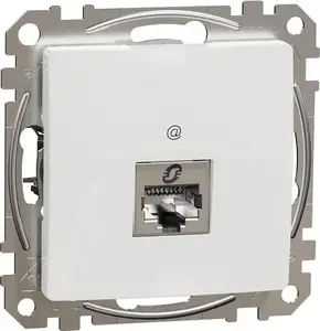 Schneider Electric GN.KOMP.RJ45 5STP BIAŁY SEDNA DES — RJ45 datu izvades modulis, 5 pozīcijas, balts