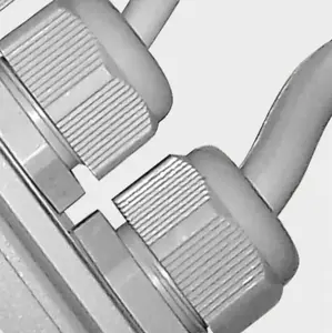 Cable gland Erko PG16 polyamide IP68 gray DK PG-16-S, thread size PG16, single-piece