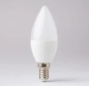 LED sveces spuldze ACME CANDLE E14 5W 4000K 450lm — neitrālā balta, pamatne E14