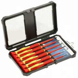 Screwdriver set GTV HT1S987 — 6-piece insulated precision screwdrivers, 1000V, chrome-vanadium steel