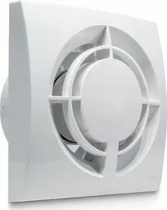Вентилятор для ванной AWENTA Fabio WFB125H 13W Ø125 мм с таймером и датчиком влажности, белый