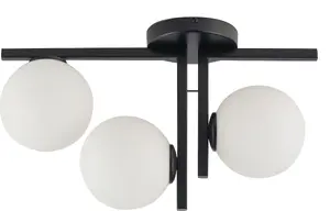 Потолочный светильник SIGMA ANDY 33286 чёрный LED-ready для столовой
