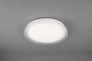 Griestu lampa Trio RL Heracles LED R62371100 balta mūsdienu plafons