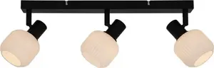 Потолочная лампа Zuma Line Stem R5021009A-3B, Zuma Line, 3×25 Вт E14, черно‑белая