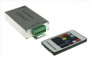 LED RGB Controller Prescot PR-RGB-144-20K with RF Remote, 144W Power Output