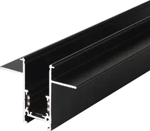 Track lighting rail Azzardo AZ4650 — 1-phase black metal, 7 cm