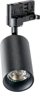 Track spotlight Azzardo EIGER AZ4205, 3-phase black, for track lighting systems