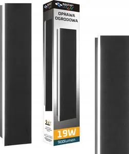 Sienas lampa LVT Lara 1278 āra 1x19W LED 4000K melna