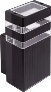 Outdoor wall light ECOLIGHT2 EC79027 OE-2C, IP54, 1x35W GU10, 230V, black