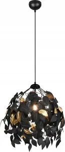 Kulonslampas DELIGHT R10461932 Leavy — 1x28W E27, melns