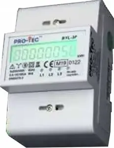 Elektrības skaitītājs pro tec Pro-Tec 3F digitālais MID BYL-3F 0,5-10(100)A trīsfāzu