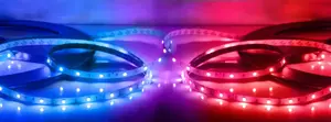 LED strip ECOLIGHT2 EC79367, 5 m, 14.4 W/m (72 W total), RGB, white PCB