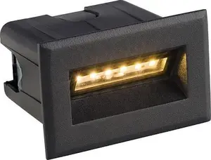 Stair light NOWODVORSKI Bay LED black model 8164 — recessed/step-mounted LED fixture