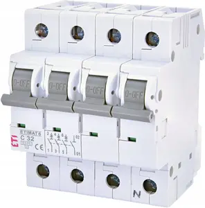 Automāts ETI Polam Polammat 6 002146519 3P+N C 32A 6kA AC