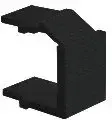 Shielding/Blanking Insert Kontakt-Simon BWB/149 for RJ45/RJ12 Socket Opening, Matte Black