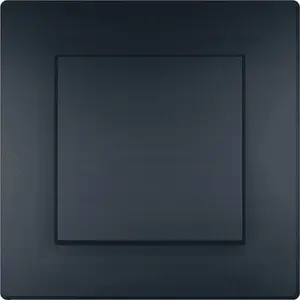 Schneider Electric Asfora IP44 stair switch with frame, anthracite (EPH0400471)