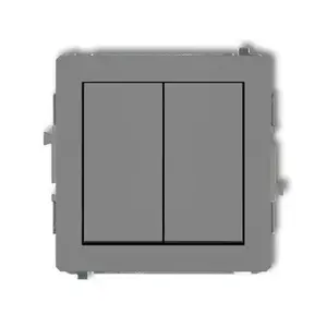 Līmeņa slēdzis Karlik 27DWP-2, pelēks, AC 250 V, 10 A, IP20/IP44