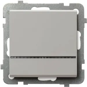 Ospel single-pole illuminated switch ŁP-1RS/m/82 blue kaszmir — single-pole lighted switch