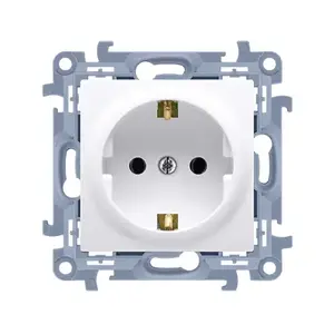 Розетка Kontakt-Simon CGSZ1.01/11 белая, IP20, 250 В, 77×77×40 мм