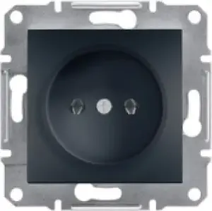 Schneider Electric Asfora single electrical outlet socket, anthracite (EPH3000171)
