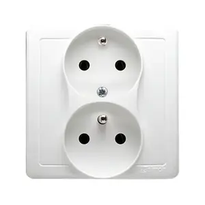 Розетка Kontakt-Simon BMGZ2T/11 белая, IP20, 250 В, 81×41×84 мм