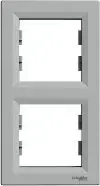 Рамка Schneider Electric 2-постовая вертикальная алюминиевая EPH5810261