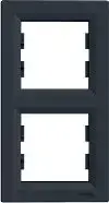 Schneider Electric Рамка 2-постовая вертикальная, антрацит, EPH5810271