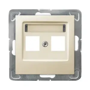 Kontaktligzda Ospel GPK-2Y/p/27, IP20, izmēri 71×71×33,5 mm