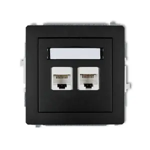 Розетка Karlik 12DGK-2 — 2 × RJ-45, IP20
