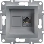 Schneider Electric Asfora компьютерная розетка кат. 5e UTP без рамки стальной EPH4300162