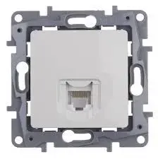 Legrand Розетка RJ45 одинарная Cat5 UTP кремовая 764671